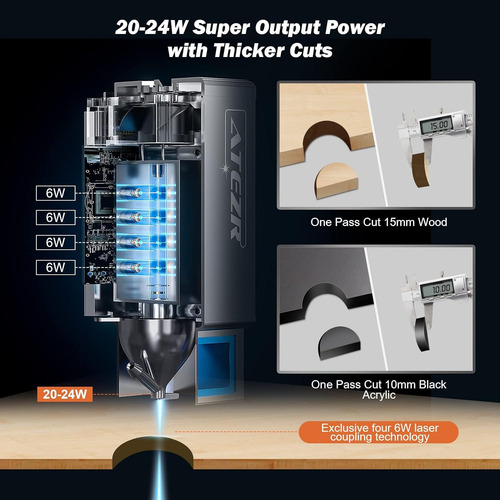 Atezr P20 Plus - Cortador Láser De 120 W
