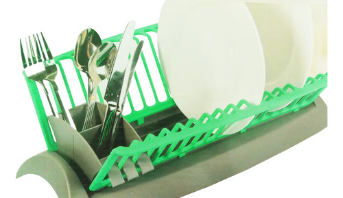 Escurridor Trastes&platos P/ Fregadero Marca Mainstays Verde
