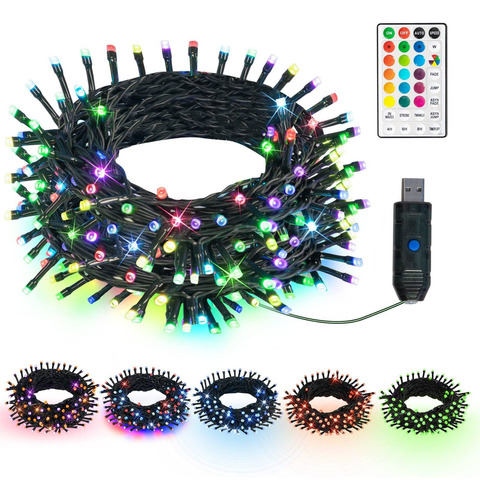 Dazzle Bright Luces De Navidad Que Cambian De Color, 100 Luc