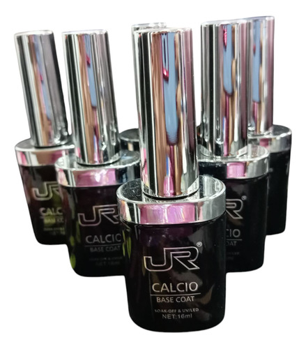 Caja Con 6 Top Coat Diamonds Jr O Base Coat Color Calcio Base coat