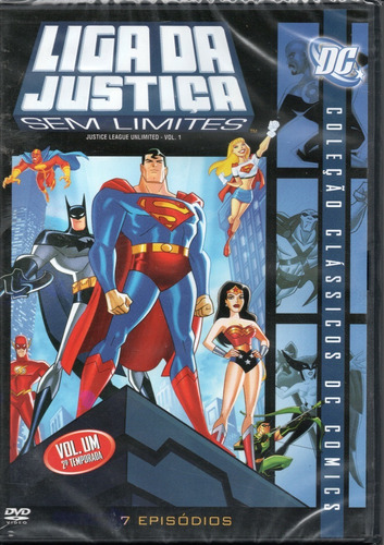 Dvd Liga Da Justiça - Sem Limites Vol. 01