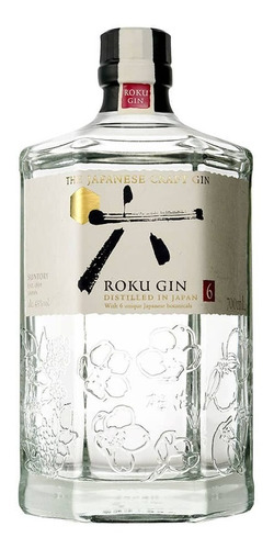 Gin Japones Artesanal Roku Suntory 700ml 