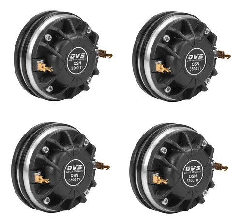 4 Driver De Corneta Qvs 3500 Ti Trio 8 Ohms Titanium 80w