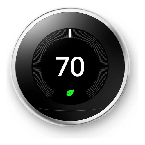 Termostato Google Nest Thermostat 3ra Generacion Plateado