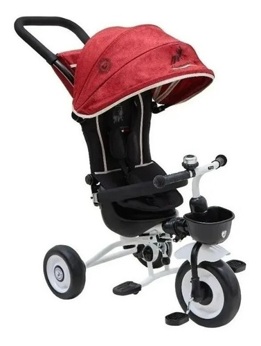 Imagen 4 de 4 de Triciclo Plegable Liviano Rojo 147086 006l