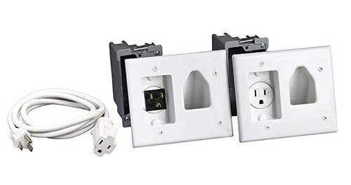 Datacomm Electrónica 45-0023-wh Kit Pro-power Empotrable Con