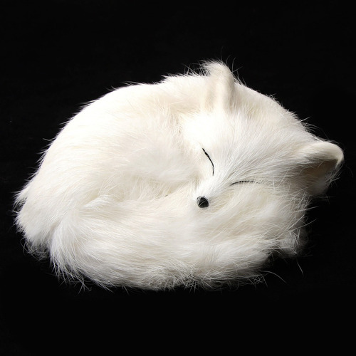 Simulación De Figuras De Animales Zorros De Peluche,