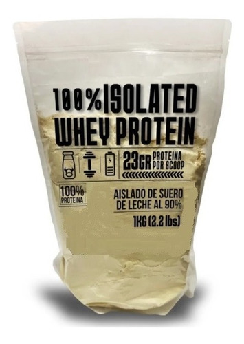 Proteina Whey Isolate 90% 1kg Proteina De Suero De Le Leche