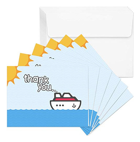 Tarjetas De Agradecimiento Personal Del Crucero De [paq...