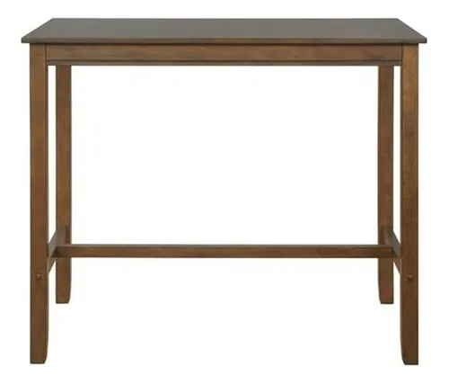 Mesa Alta De Barra De Madera De 42 En Color Marrón Rústico