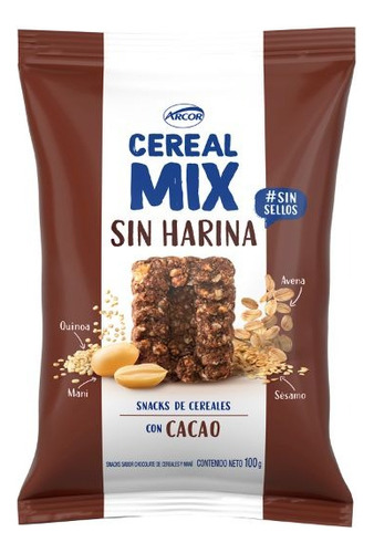 Snack Cereal Mix Sabor Cacao