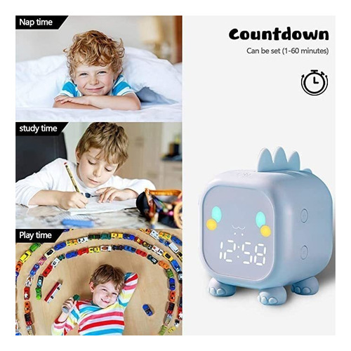 Despertador Led De Mesa Con Alarma For Niños Lazhu