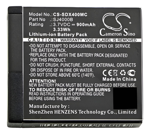 Bateria Avh Para Camara Deportiva Sj4000 900mah Sport Camara