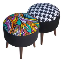 Comprar Puff Banqueta Banquito Tento Tanto Estilo Retro Escandinavo
