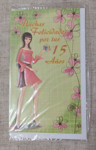 5 Tarjetas De Cumpleaños Para 15 Años