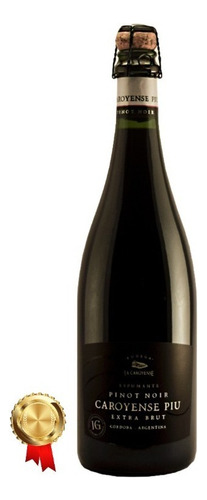 Espumante Piu Pinot Noir - La Caroyense - Caja De 6 Unidades