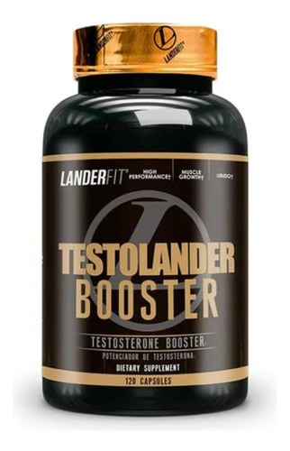 Testolander Booster 120 Caps Landerfit Pro Hormonal Sabor Sin Sabor