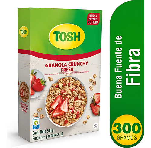 Cereal Tosh Granola Fresa 300 Gr