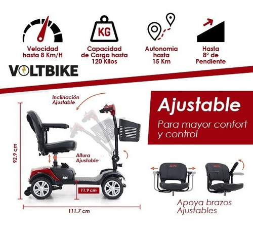 Carro Eléctrico Para Movilidad Reducida