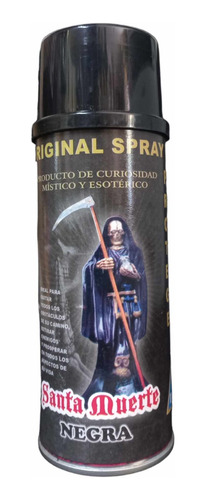 Spray Esotérico Santa Muerte Negra- Proteccion + 2 Regalos 