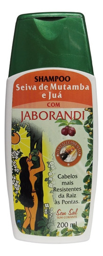  Shampoo Seiva De Mutamba E Juá C/ Jaborandi 200ml