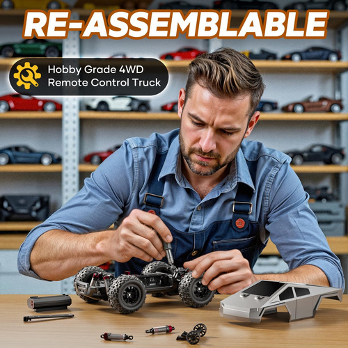 1: 16 Acursos Rc Sin Pruebas Para Adultos Control Remoto Max