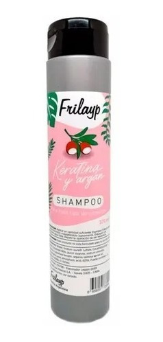 Imagen 1 de 4 de Shampoo Keratina Y Argan Frilayp X370ml