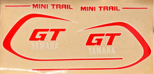 Juego De Calcos Para Yamaha Gt Mini Trail