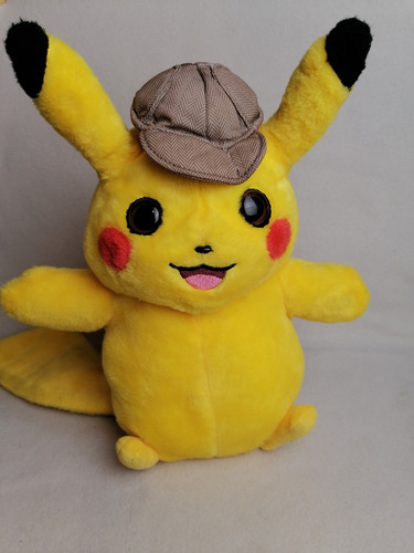 Peluche Original Detective Pikachu Pokemon Wct Habla 30cm 