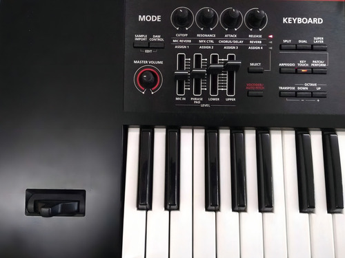 Teclado Sintetizador Profissional 61 Teclas Roland Xps-30 Preto Midi Usb