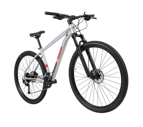 Mountain bike Caloi Explorer Comp 2021 aro 29 17" 18v freios de disco hidráulico câmbios Shimano Alivio M3120 y Shimano Alivio M3100 cor alumínio