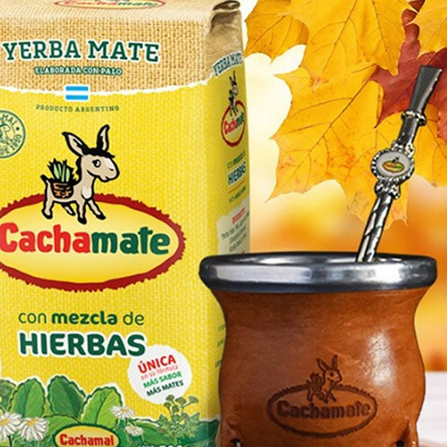 Imagen 4 de 8 de Yerba Cachamate Mate Con Palo Con Mezcla De Hierbas