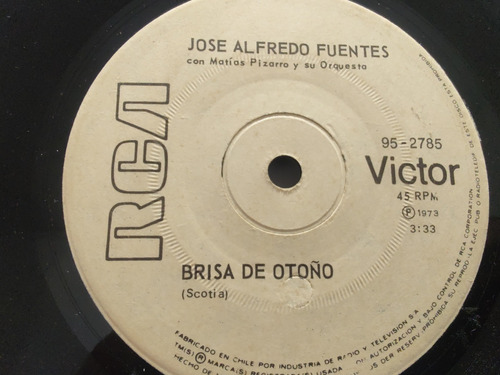 Vinilo Single De José Alfredo Fuentes Tu Y Yo (z169