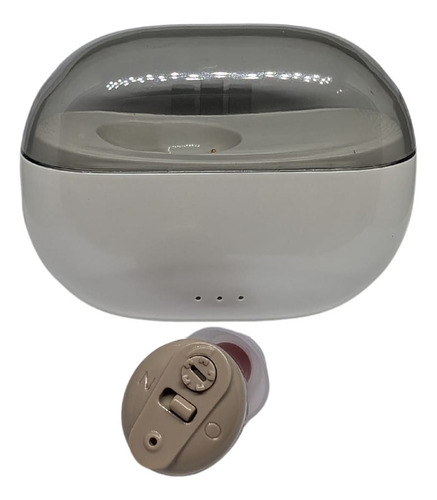 Auditivo Amplificador De Sonido Recargable Sordera Beige
