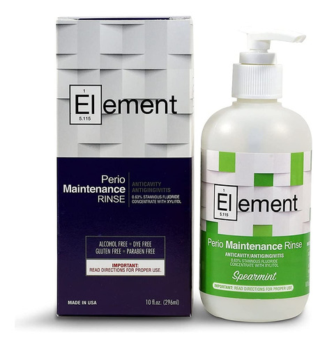  Element  10 Onzas Liquidas Enjuague Bucal Antimicrobial, Fl