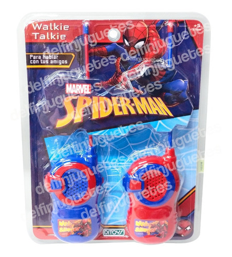 Marvel Spiderman Walkie Talkie Ditoy's Ditoys