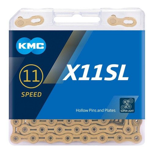 Imagen 4 de 6 de Cadena Bicicleta X11 X 118esl Gold Kmc