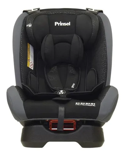Autoasiento Prinsel Grow Reclinable Acojinado Color Gris
