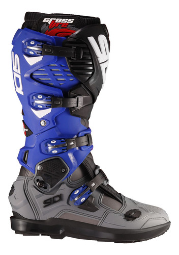 Bota Sidi Crossfire 3 Srs Azul Original Articulada Motocross