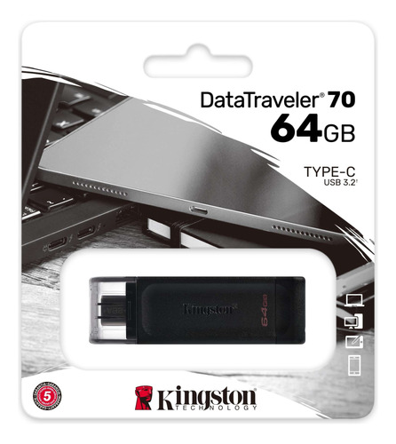 Dt70-64gb Pendrive 64gb Kingston Datatraveler 7