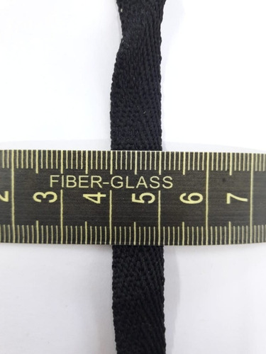 Imagen 2 de 4 de Cinta Hilera 11mm X Rollo De 200mts Negro