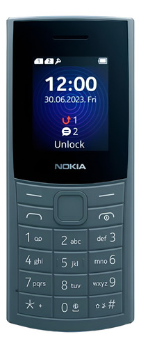 Celular Nokia 110 Ta-1563 Dual Sim 4g Bluetooth Fm Gris Azul
