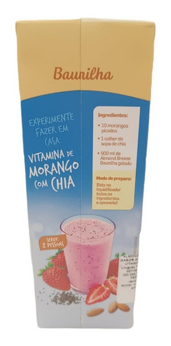 Imagen 3 de 10 de Leche De Almendras Sabor Vainilla X 1 Litro Blue Diamond
