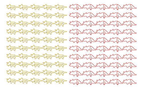 100 Clips De Papel Con Forma De Dinosaurio, Bonito Y Fuerte