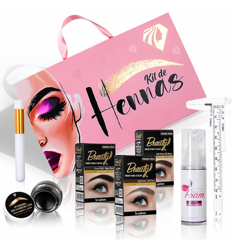Kit De Hennas Beautyplus - g a $90000