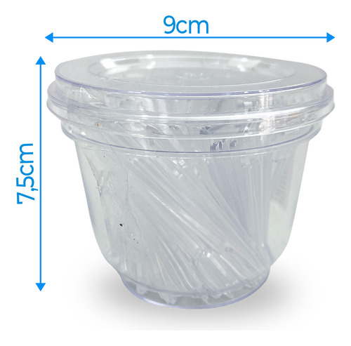 Pote Mexedor Para Café Cristal C/200 Unidades