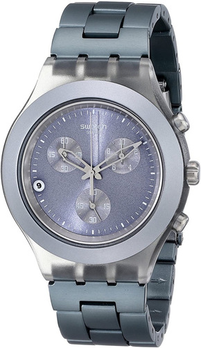 Reloj Swatch Hombre Full Blooded Smoky Grey Svcm4007ag 