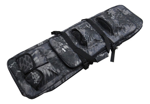 Capa Case Maleta Phyton Airsoft Paintball P/ Aeg, Marcadores Cor Kryptek Desenho Do Tecido Camuflada_1m