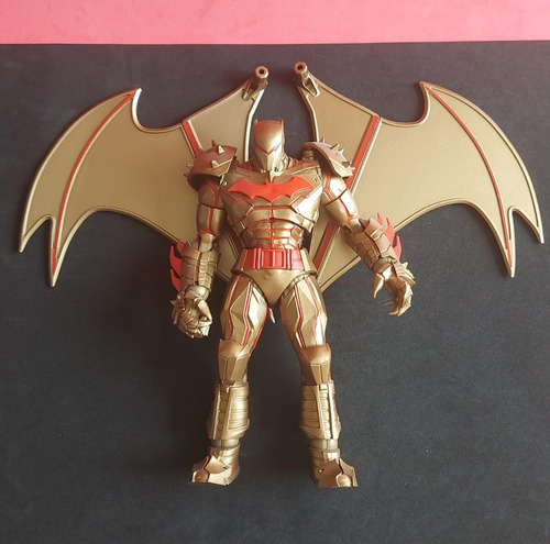 Dc Multiverse Batman Hellbat Gold Edition Mcfarlane