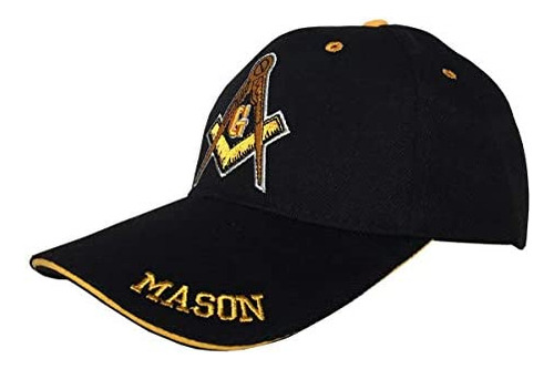 Black Duck Brand Freemason Béisbol Ajustable Bordado En 3d (
